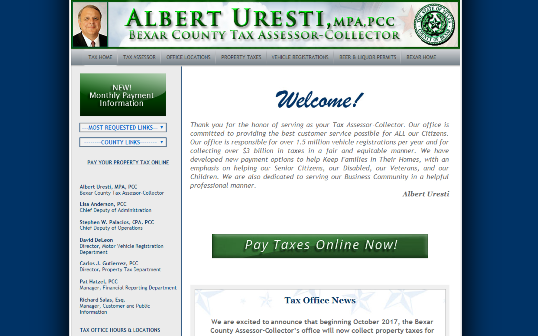 Bexar County Texas Property Tax Website