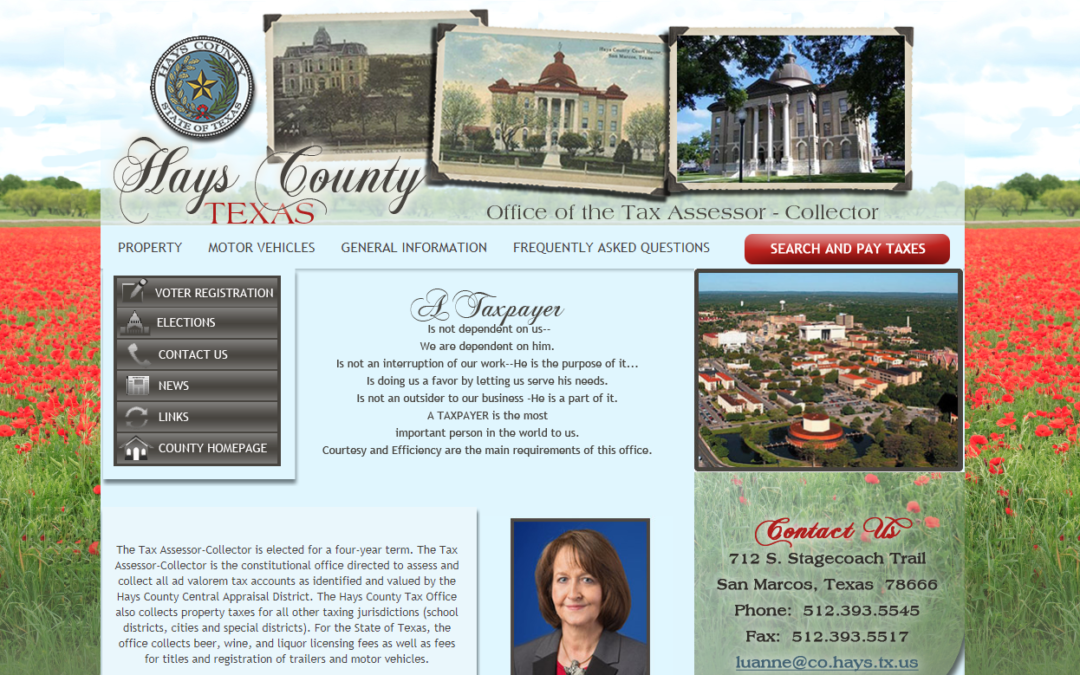 Hays County Texas Property Tax Website