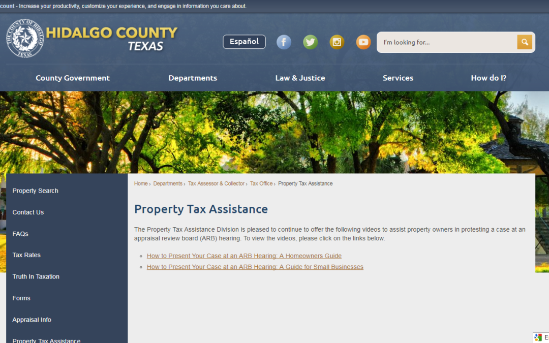 Hidalgo County Texas Property Tax Website
