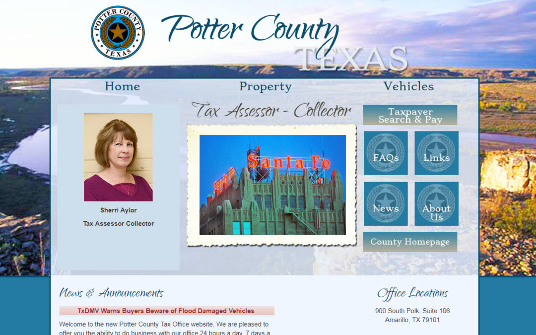 Potter County Texas Property Tax Website